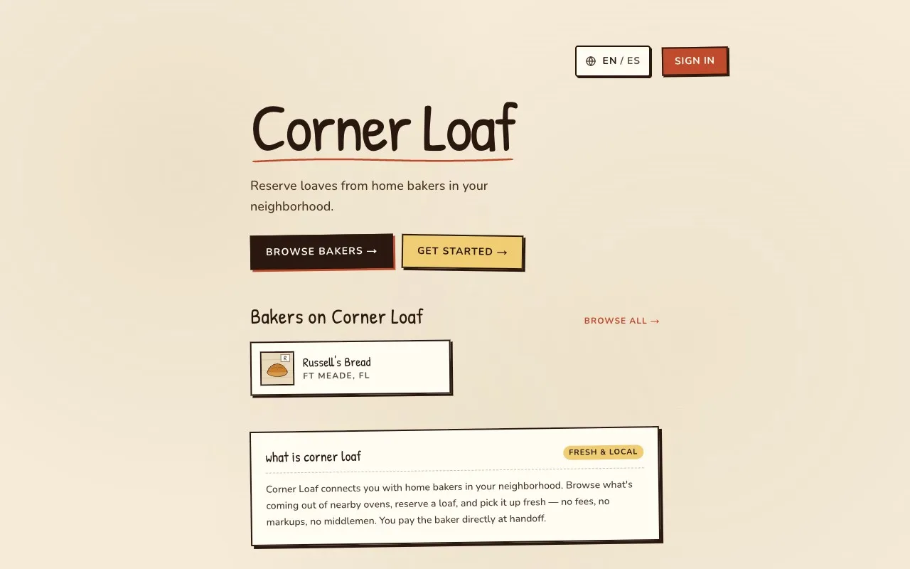 CornerLoaf screenshot